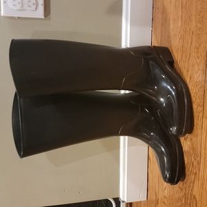 Sam Edelman Black Rainboots Size 9